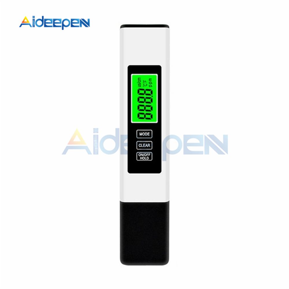 PH Meter EC 3-in-1 Temperature Digital TDS Tester Pen Water