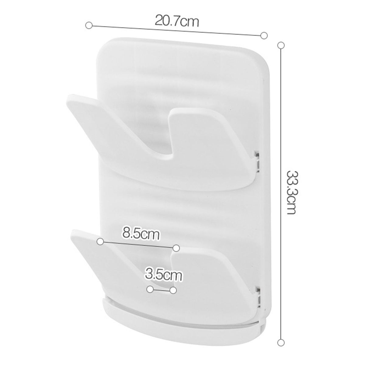 Pot Lid Rack Foldable Design Pot Cover Holder White