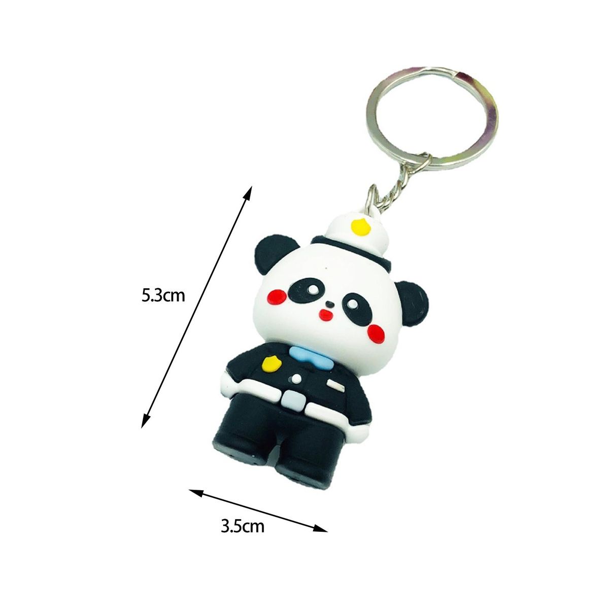 Panda Key Holder Cartoon Animal Key Holder B