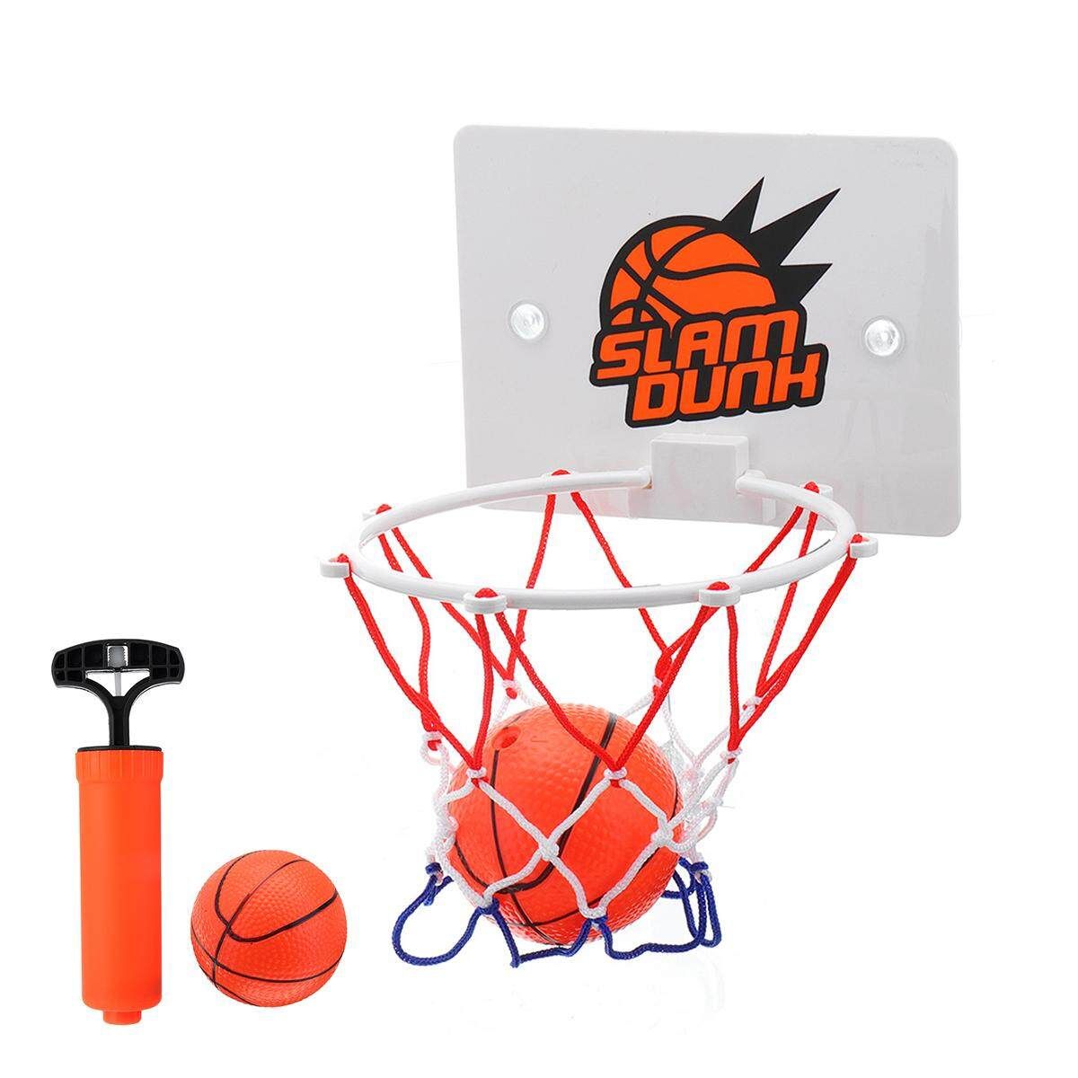 Min Basketball Stand Set Indoor Hoop Board Net Ring Hanging Basket Bath Toy Gift