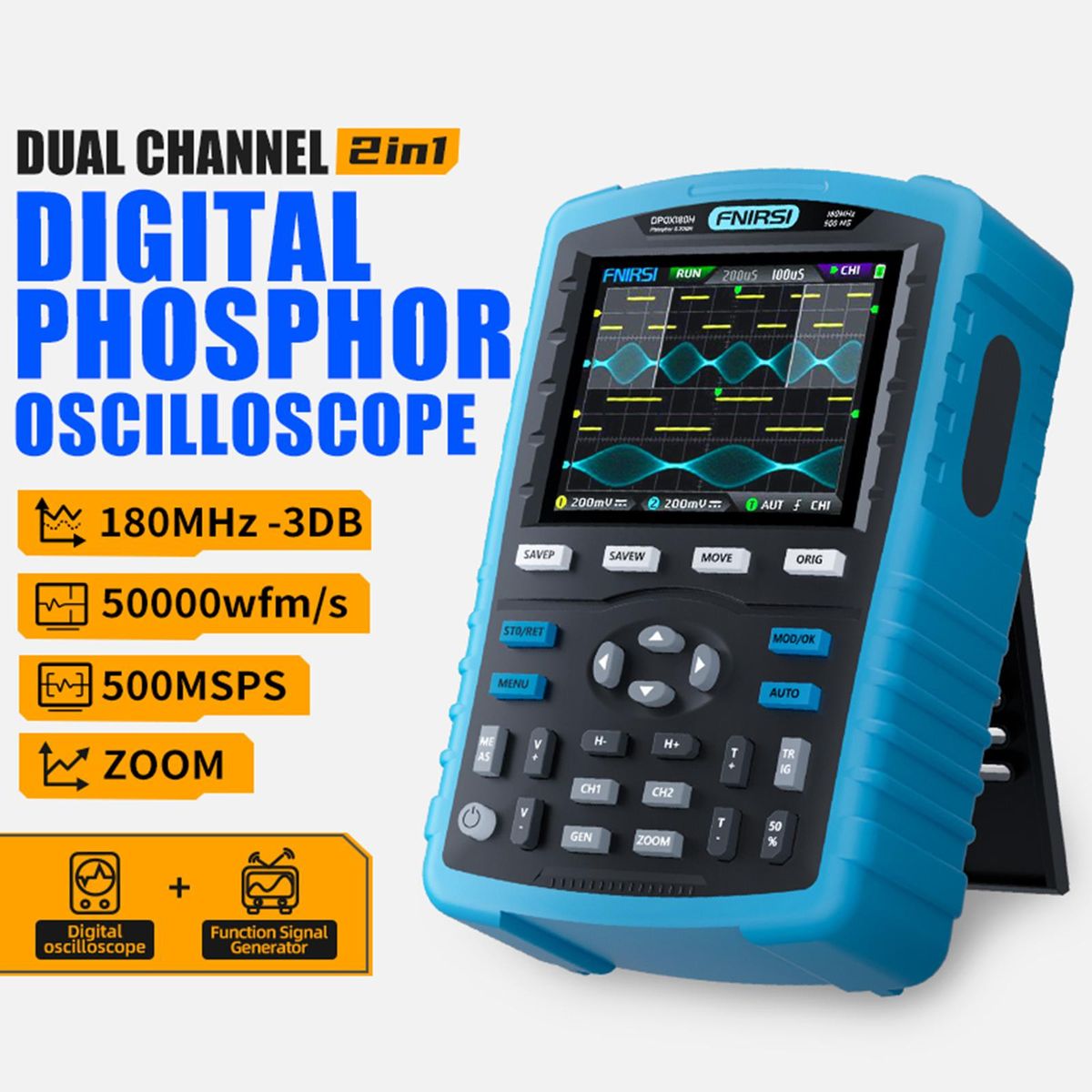 2.8'' Handheld Digital Oscilloscope Capacitance Inductance