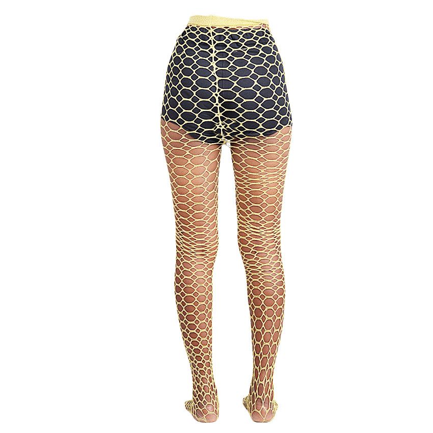 Hot Steps Crochet Tights Fishnet High Waist Pantyhose