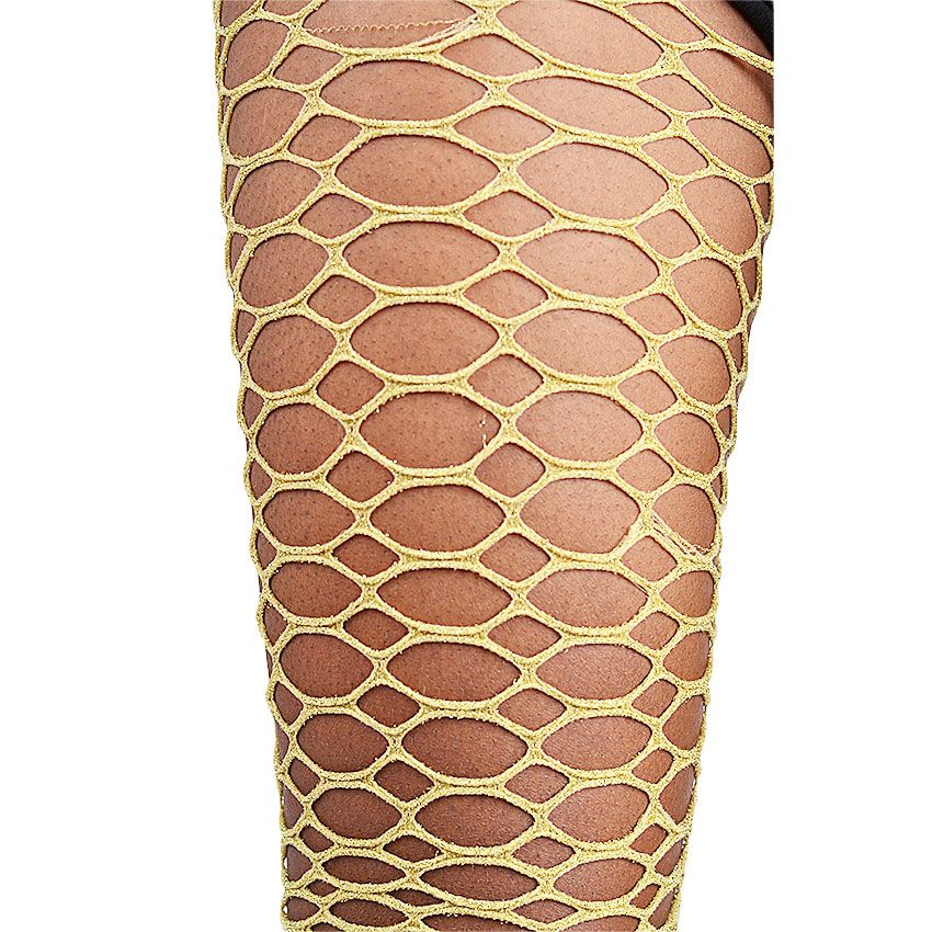 Hot Steps Crochet Tights Fishnet High Waist Pantyhose