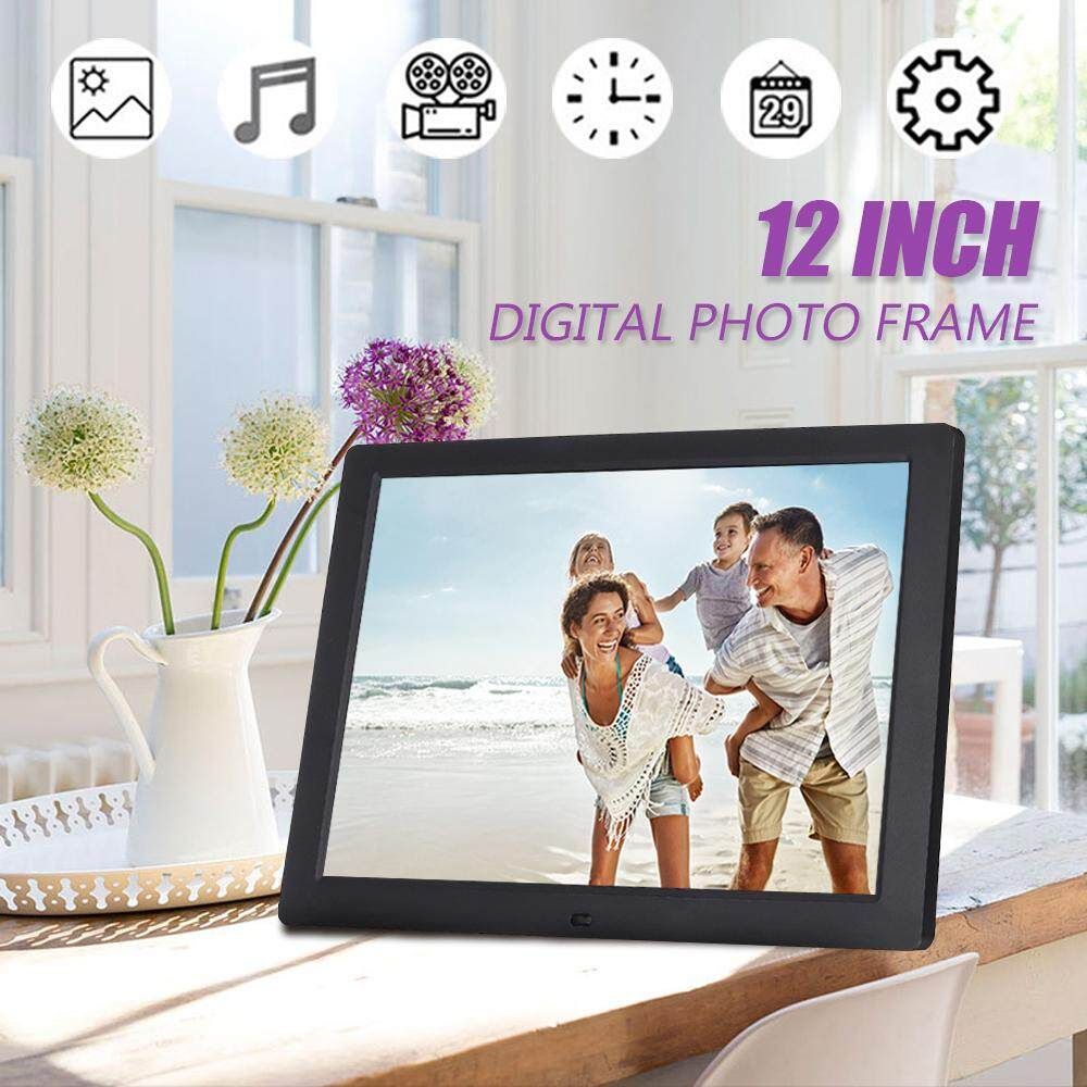 12''/14''/15.4'' HD Digital Photo Frame Album Music Movie Picture Player Remote 12 Inches