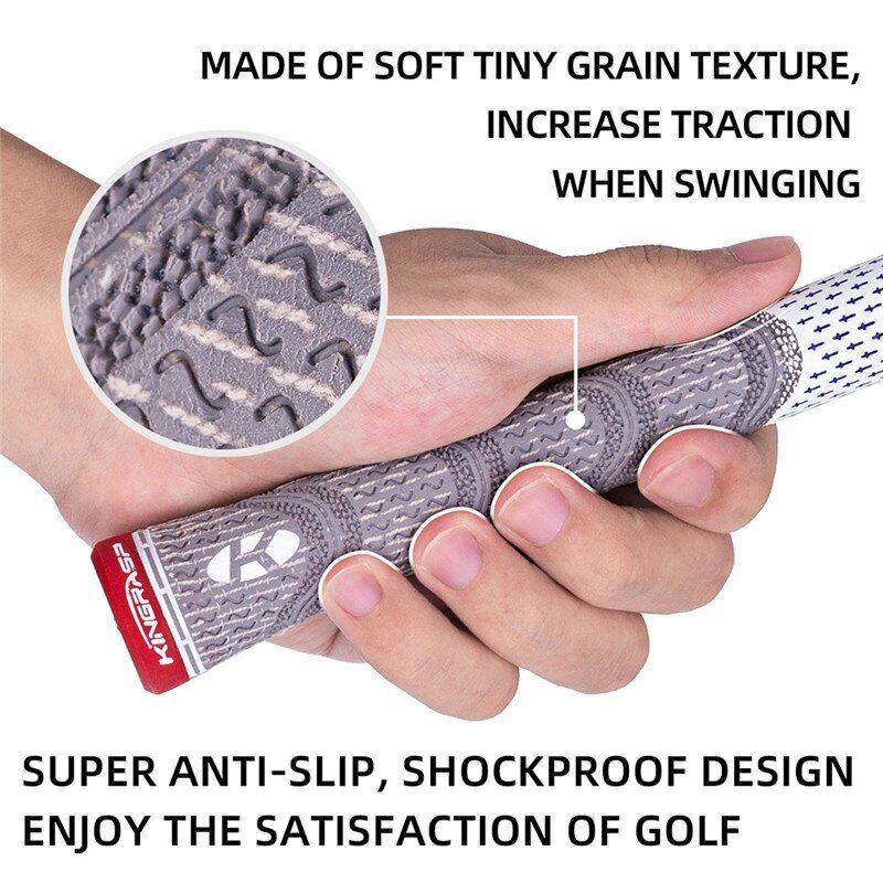 Anti-Skid Shock-Absorbing Golf Grips High Quality Rubber