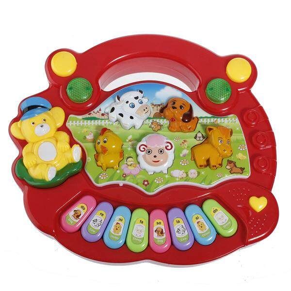 Baby Kids Music Musical Developmental Animal Farm Piano Sound Keyboard Toy Gift