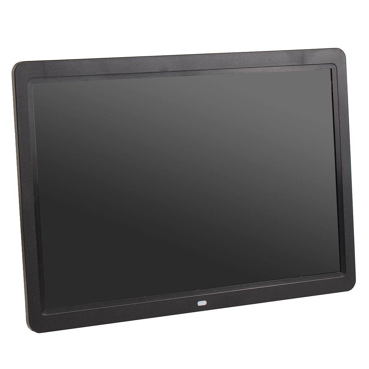 15.6" 1080p HD LCD Digital Photo Frame Picture MP4 Movie Player Remote Control Black