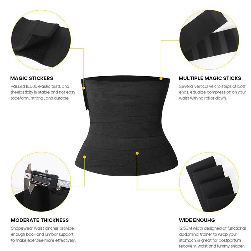 Waist Trainer  Bandage Wrap Shapewear Women Men Slimming Tummy Control Shaper Belt Body Shaper Stretch Bands Corset