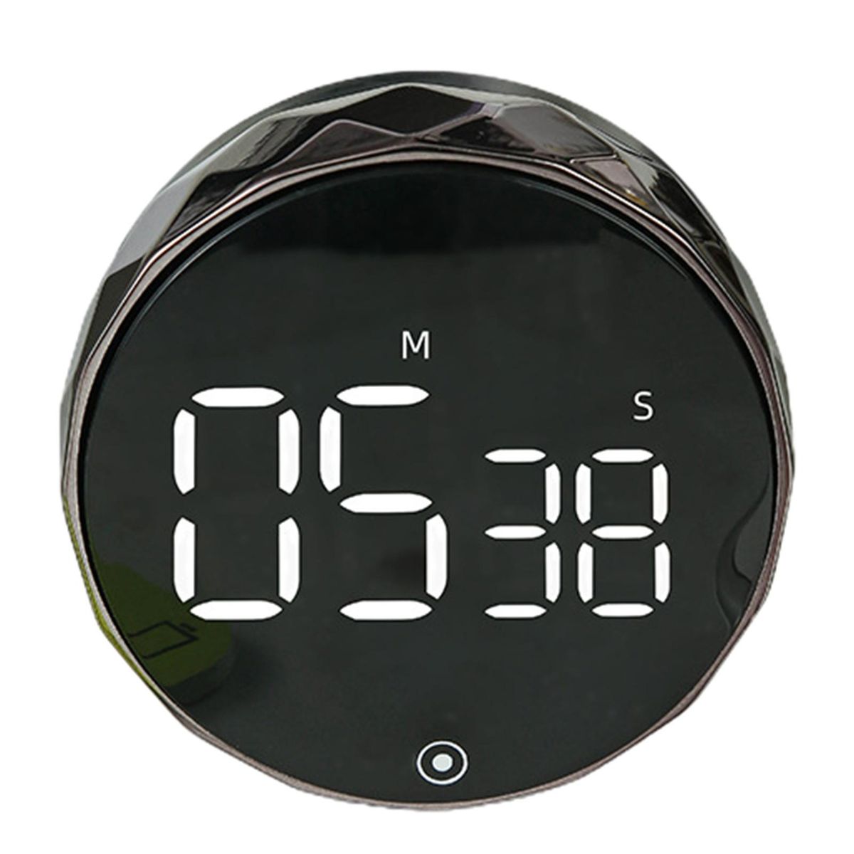 Time Kitchen Digital Manual Countdown Alarm Clock Dark Brown
