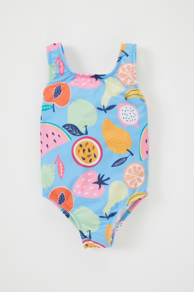 BabyGirl Casual Regular Fit Swimsuit - Blue