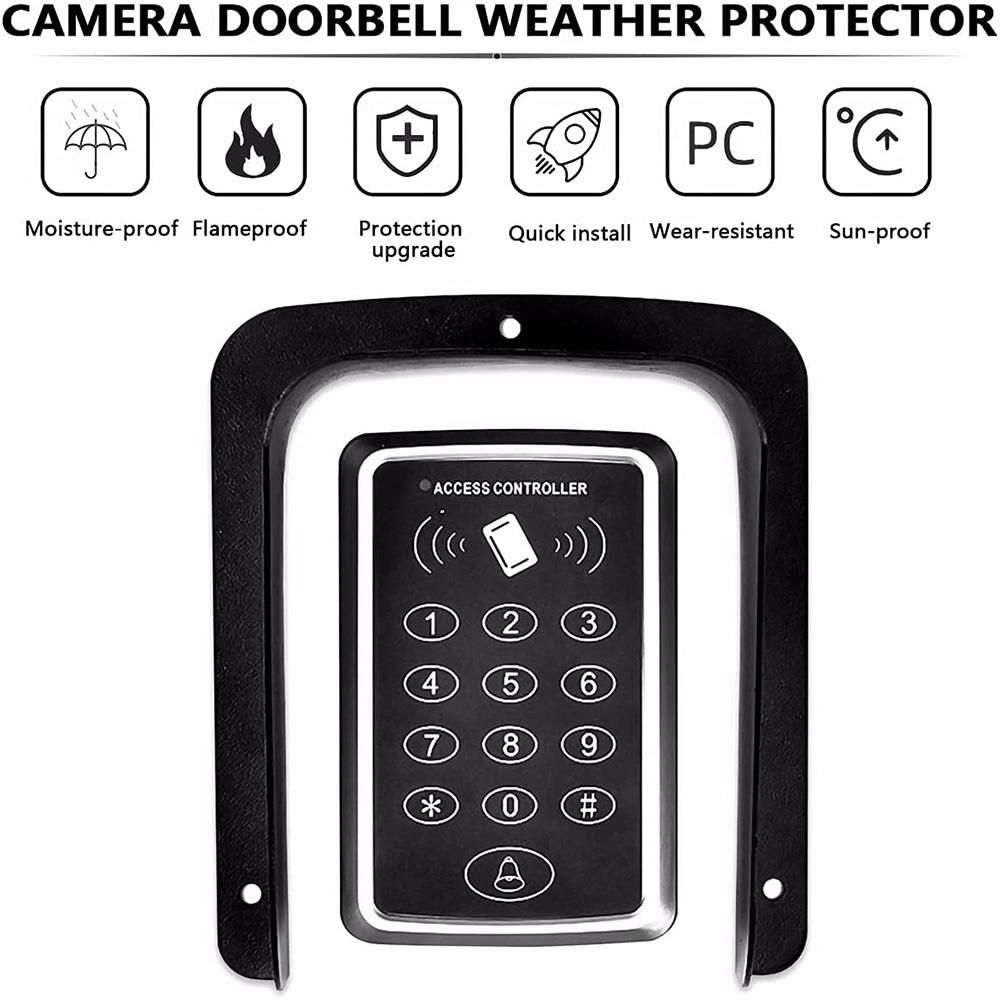 Video Doorbell Rain Cover Metal Door Bells Access Control Housing for Keyboard Controller Access Doorbell Intercom