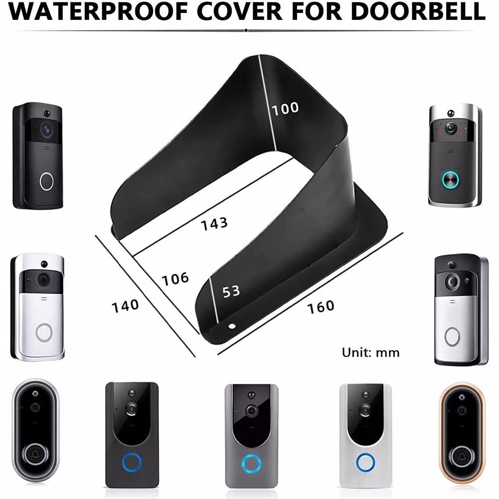 Video Doorbell Rain Cover Metal Door Bells Access Control Housing for Keyboard Controller Access Doorbell Intercom