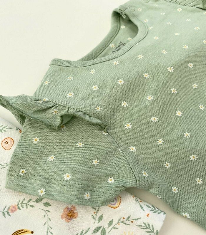 Short Sleeve Girls Top -3 Pieces