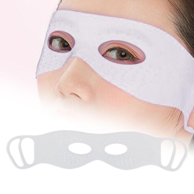 Eye Mask 3D Tailoring Silicone For Puffiness Reduce Eyes Dry White