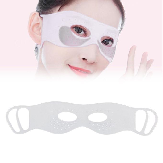 Eye Mask 3D Tailoring Silicone For Puffiness Reduce Eyes Dry White