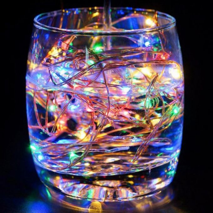 USB  O Er Wire String Lights  Hristmas   De Oration Lights  O Er Wire Pra Ti Al Star String Lights-colorful-10 M 100 Lights