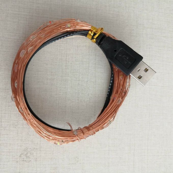 USB  O Er Wire String Lights  Hristmas   De Oration Lights  O Er Wire Pra Ti Al Star String Lights-colorful-10 M 100 Lights