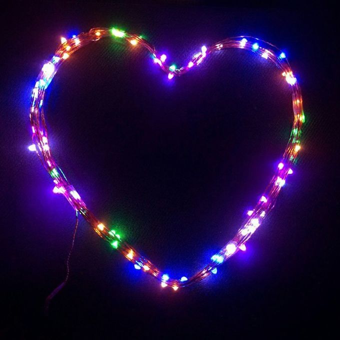 USB  O Er Wire String Lights  Hristmas   De Oration Lights  O Er Wire Pra Ti Al Star String Lights-colorful-10 M 100 Lights