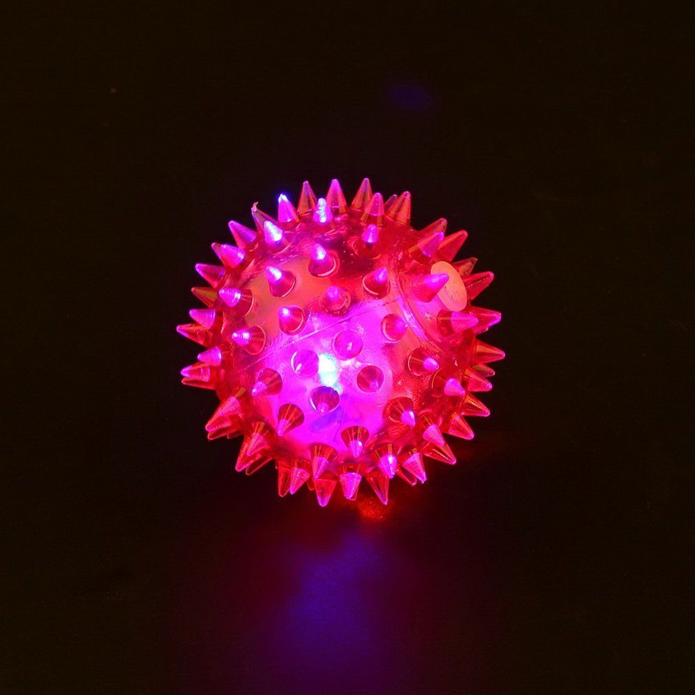 Dog Puppy Cat Pet Hedgehog Ball Rubber Bell Sound Ball Fun Playing Toy
