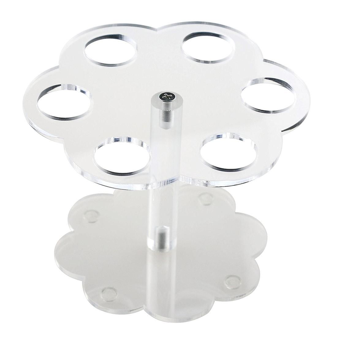 1pcs 6 Holes Acrylic Ice Cream Cone Stand Holder