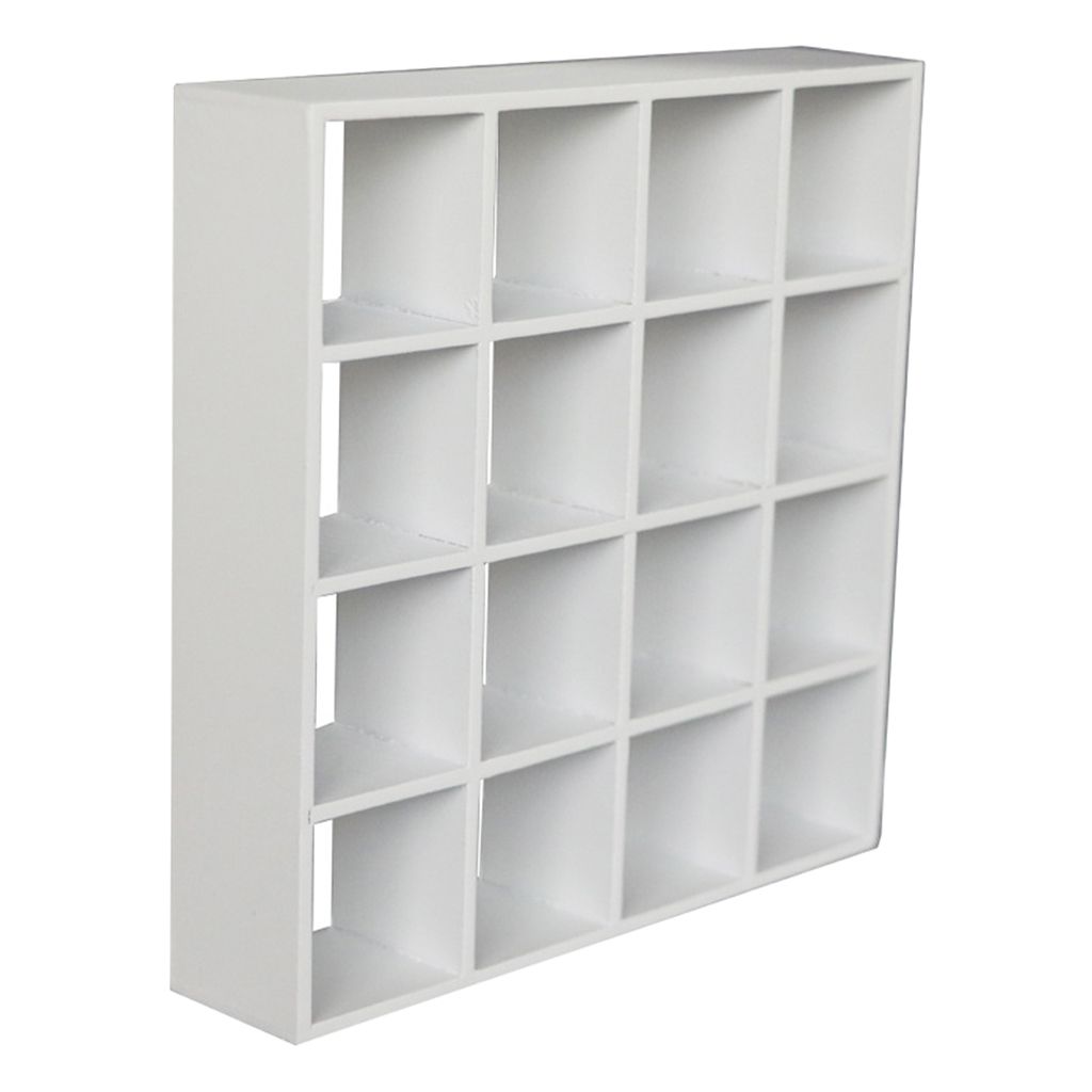 Cabinet 112 16 Bookcase Lattices Shelves Storage Wooden