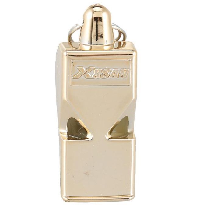 Metal Emergency Sports Whistles Survival Hiking Hunting Boating Golden