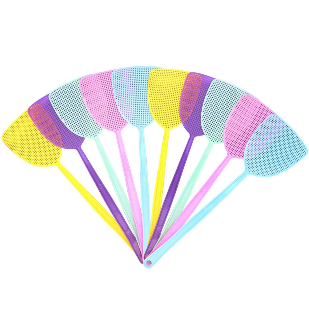 Fly Ter 10 Pack Plastic Long Handle Fly  Manual