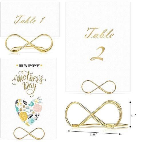 20Pcs Table Number Holder Stands Place Card