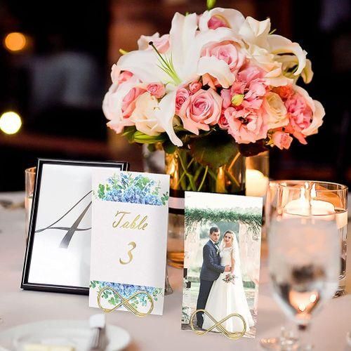 20Pcs Table Number Holder Stands Place Card