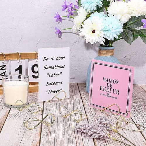 20Pcs Table Number Holder Stands Place Card