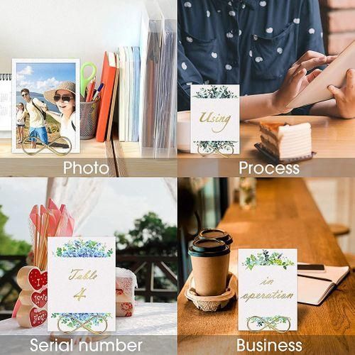 20Pcs Table Number Holder Stands Place Card