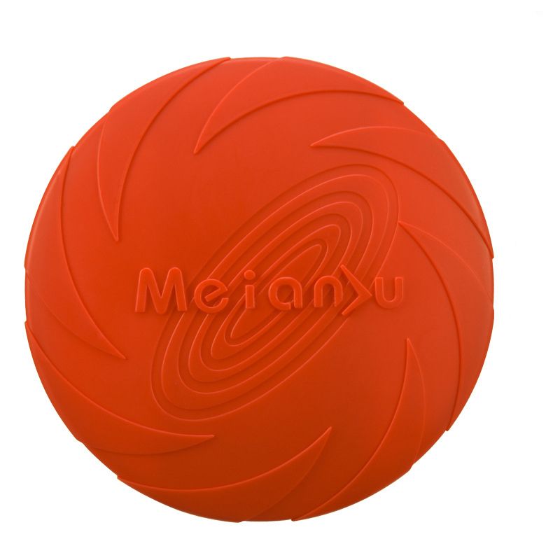 18cm Fashion Pet Dog Silicone Game Frisbeed Dog Toy Flying Discs