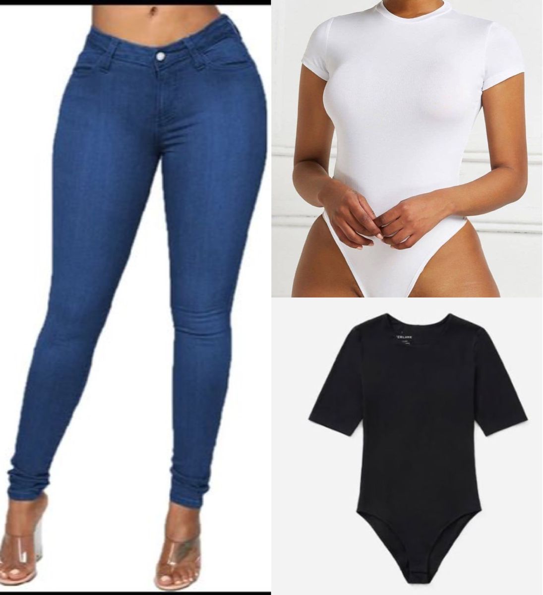 Trendy Ladies Jeans And Body Suits