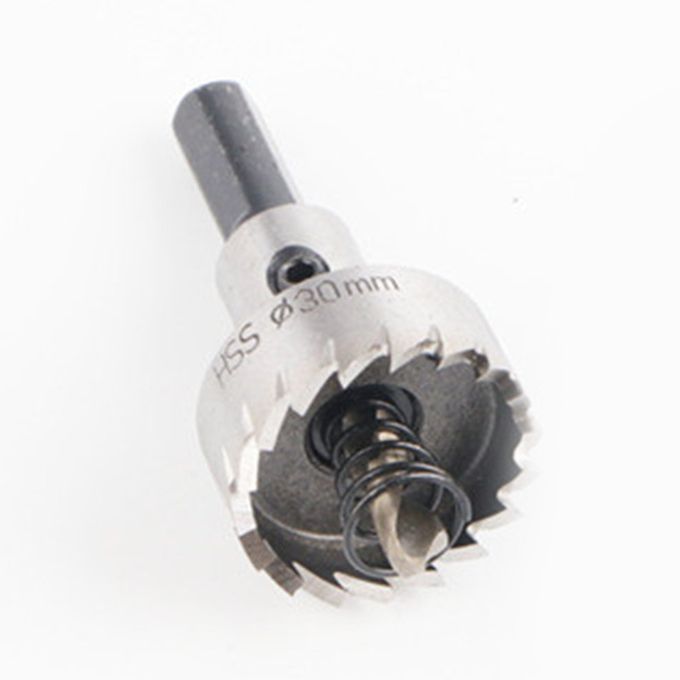 HSS High Speed Stainless Steel Hole Opener Iron Plate Stainless Steel Hole Openner For Thi K   Material-silver-40mm