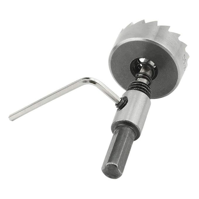 HSS High Speed Stainless Steel Hole Opener Iron Plate Stainless Steel Hole Openner For Thi K   Material-silver-40mm