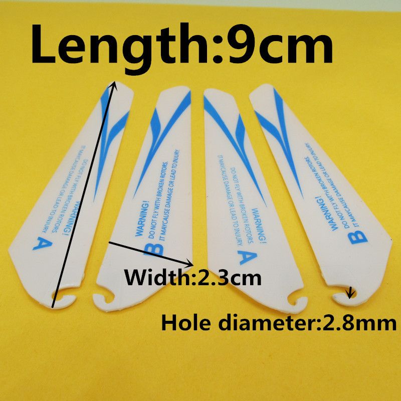Main Blades Props For MiniFlying RC Helicopter Aircraft Infrared Induction Remote Control Dron Kids Toys
