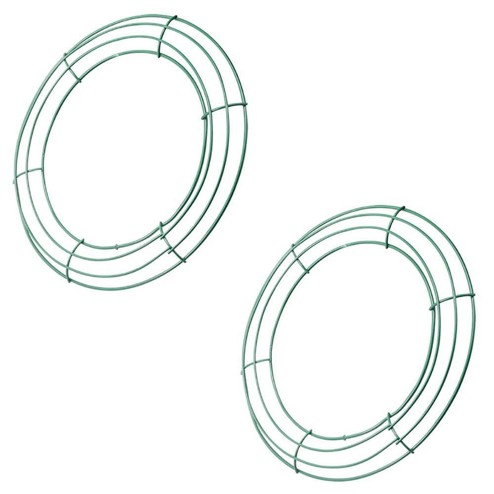 14 Inch Wire Wreath Frame Metal Round Wreath Form Making