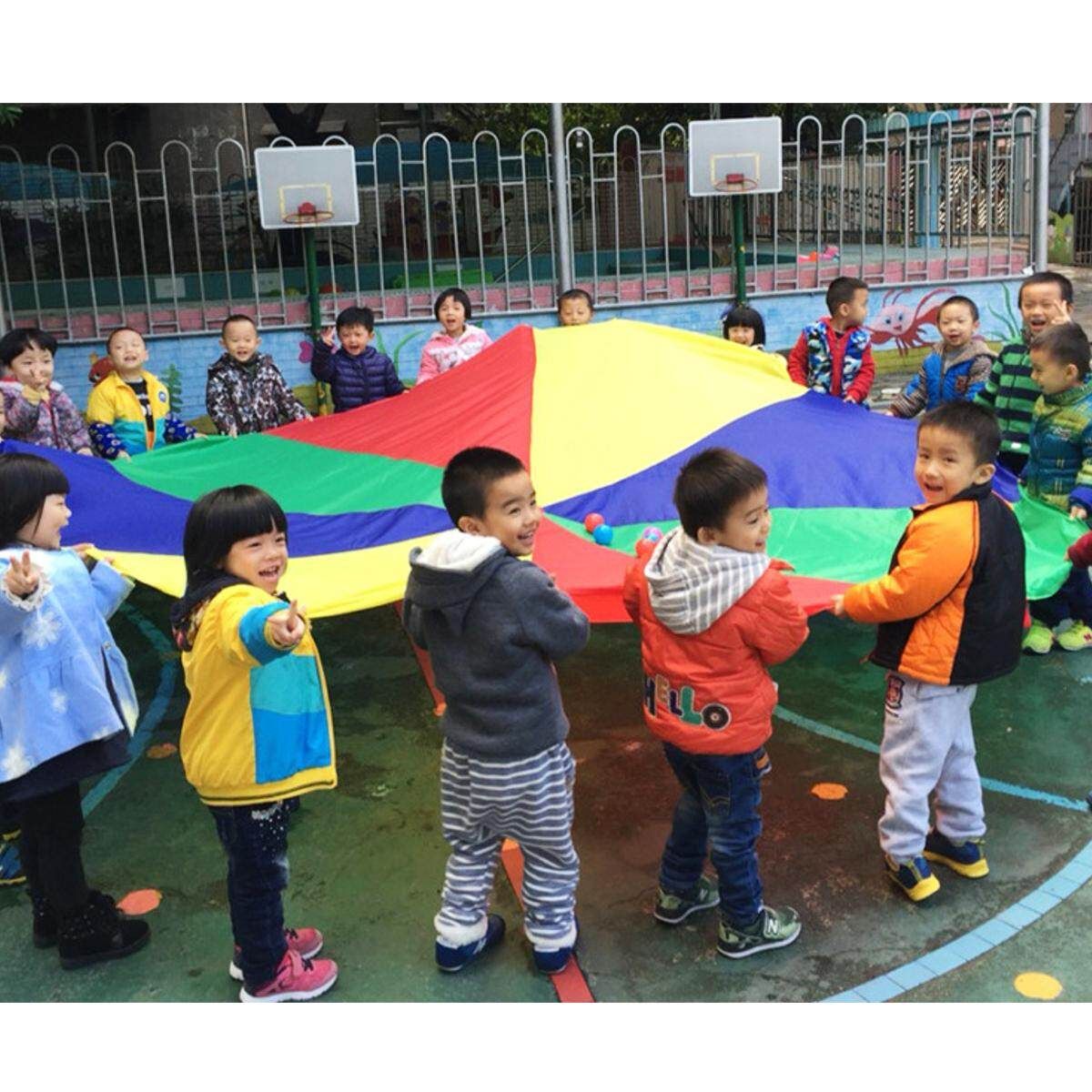 20ft / 6M Kids Play Parachute Outdoor Game Development Exercise