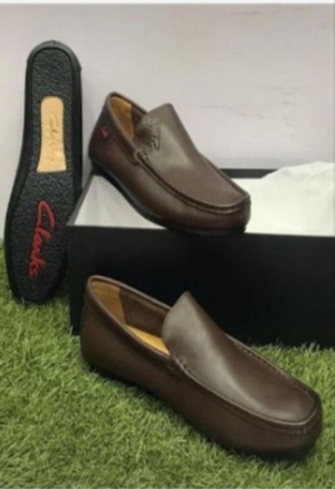 Fashion Mens Corporate Office Shoe Loafers Clarks Brown
