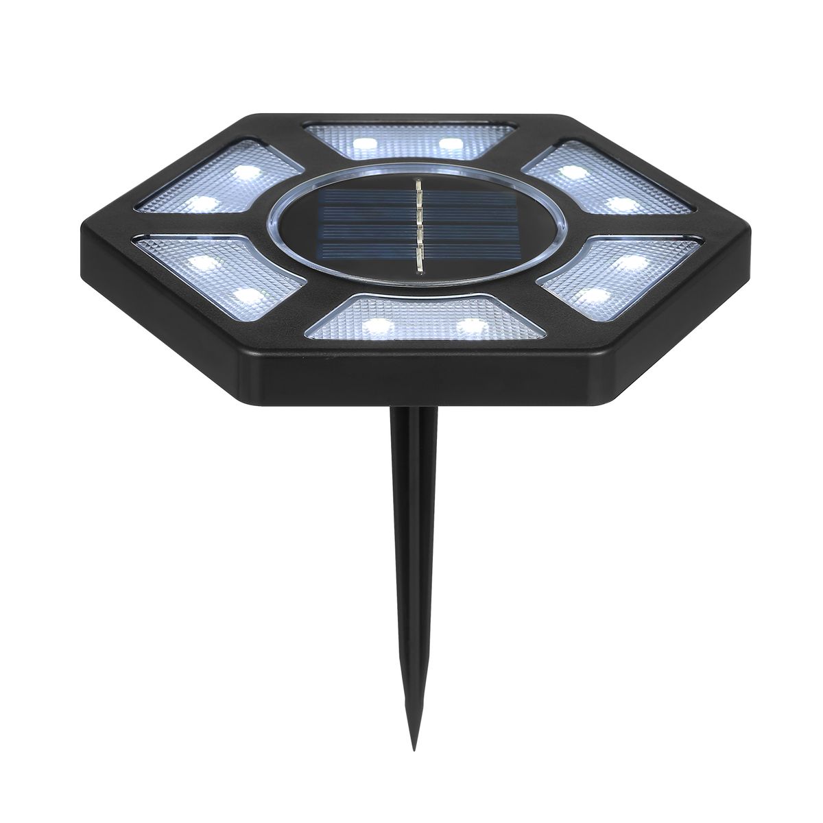4PCS Ground Lights Landscape Lighting LED Solar Ground