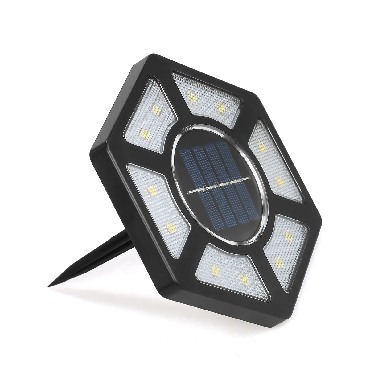4PCS Ground Lights Landscape Lighting LED Solar Ground