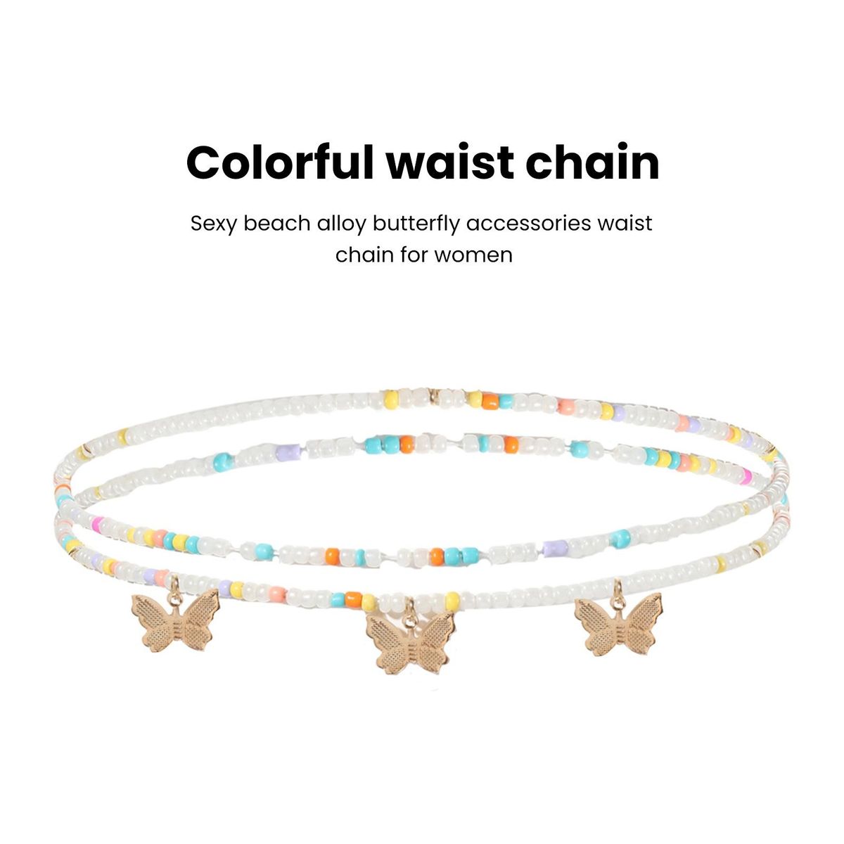 Body Chain Bohemian Layered Waist Chain H