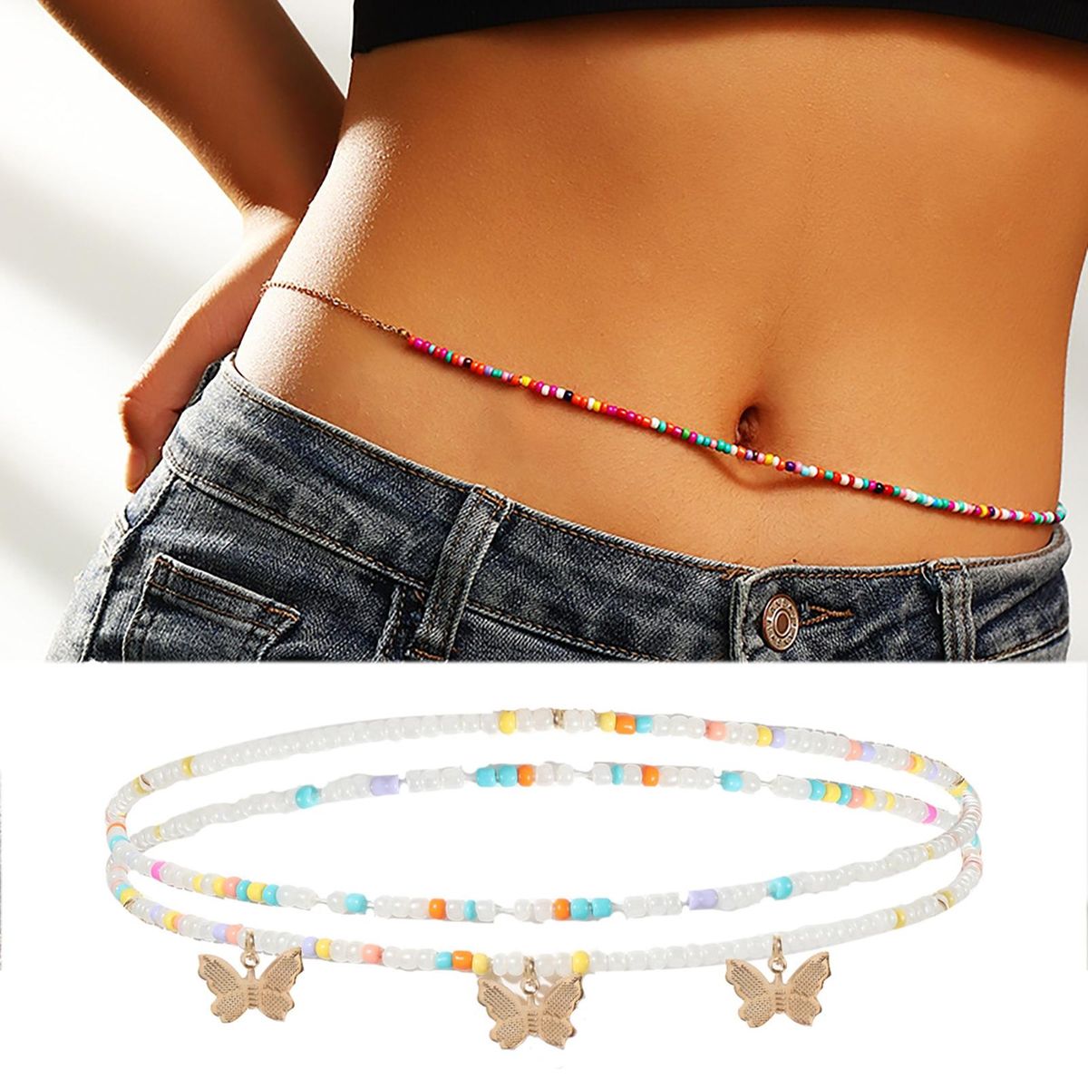 Body Chain Bohemian Layered Waist Chain H