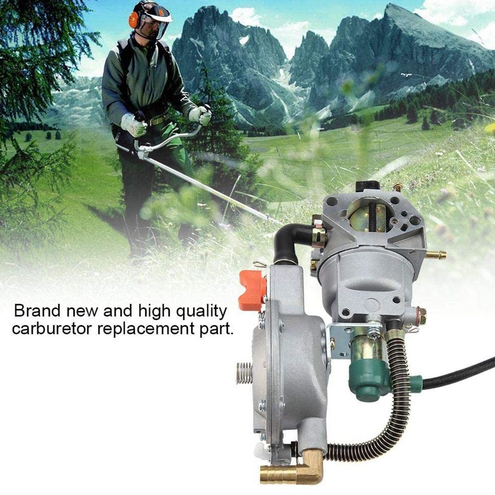Lawn Mower Carburetor Set, Manual Dual Fuel Carburetor Gas