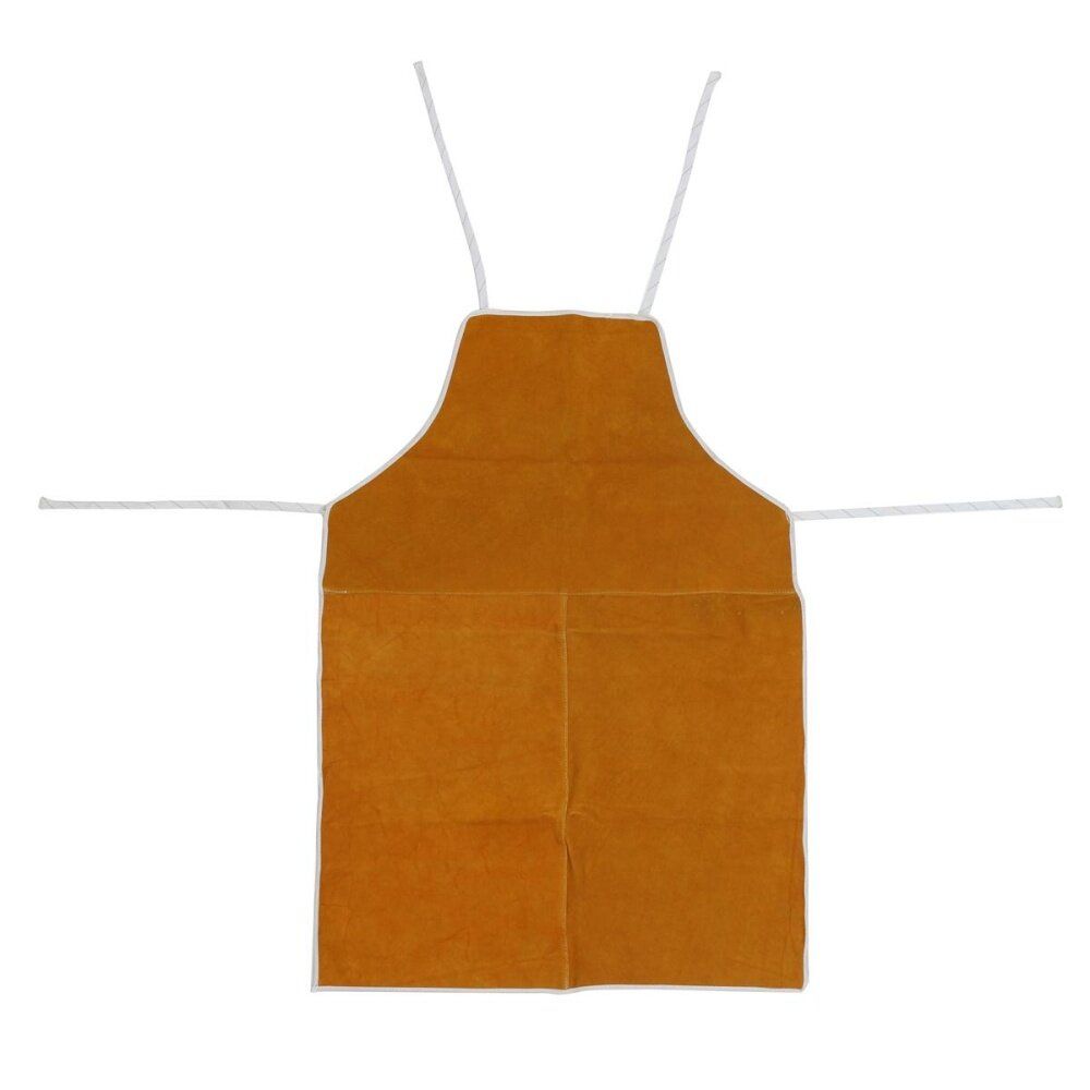 Welding Welders Heat Insulation Protection Cow Leather Apron 93 X 64cm Yellow
