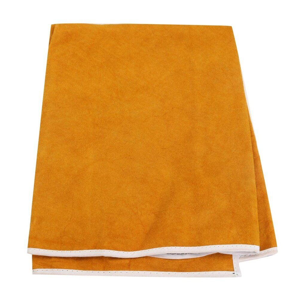 Welding Welders Heat Insulation Protection Cow Leather Apron 93 X 64cm Yellow
