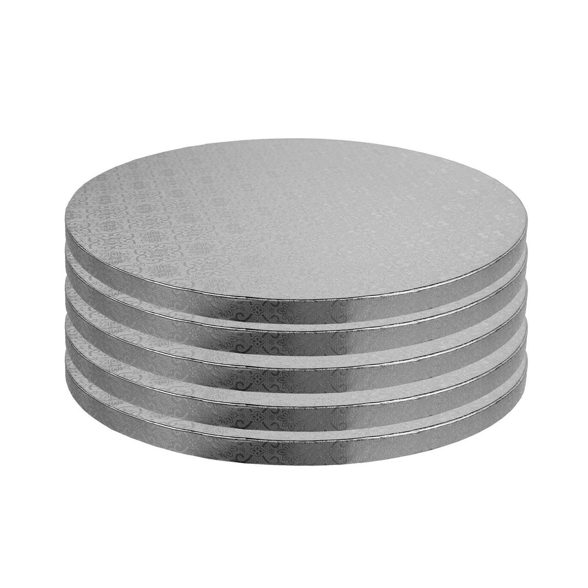 Food Grade Cake Board Premium White Cake Board Set for Baking Silver