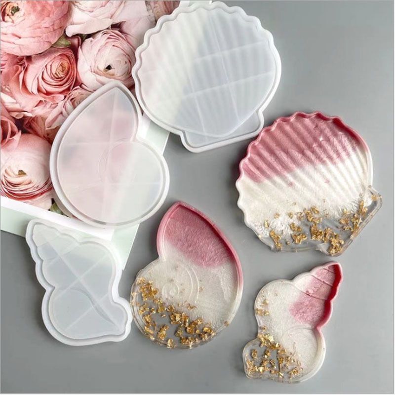 DIY Shell Conch Tray Epoxy Resin Mold  Plate Silicone Mould