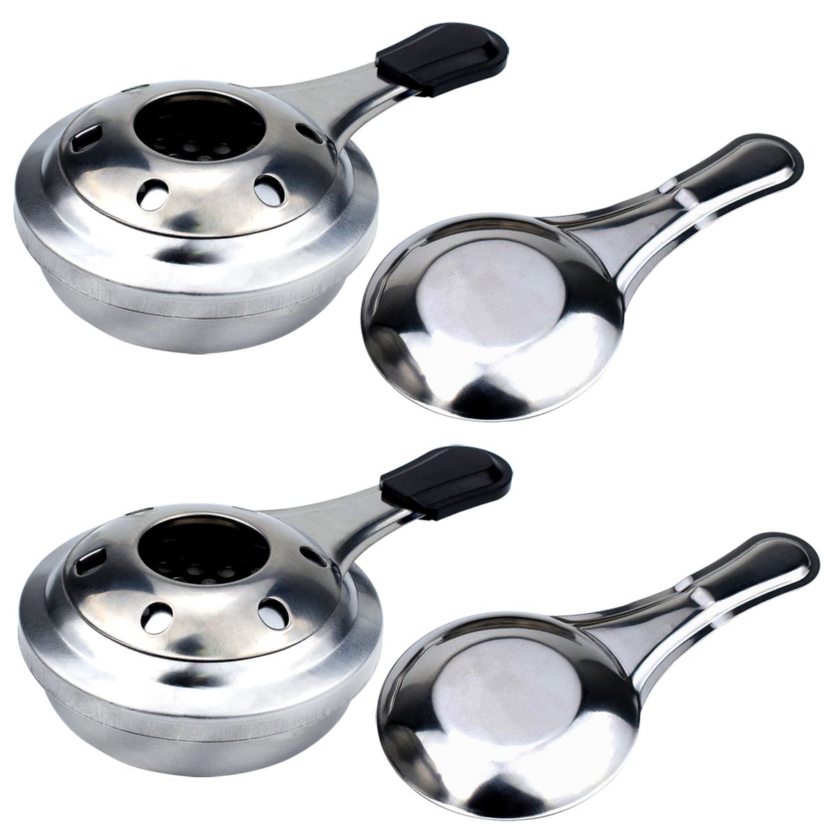 2PCS Frame Adjustable Mini Furnace Stainless Steel Burner