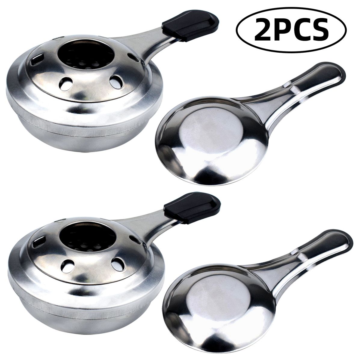 2PCS Frame Adjustable Mini Furnace Stainless Steel Burner